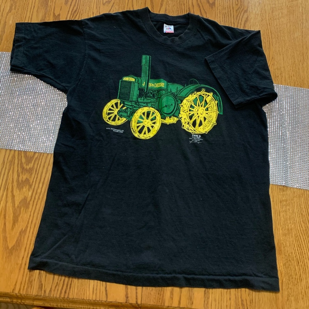 Vtg 90’s John Deere Tee Single Stitch Mens XL
